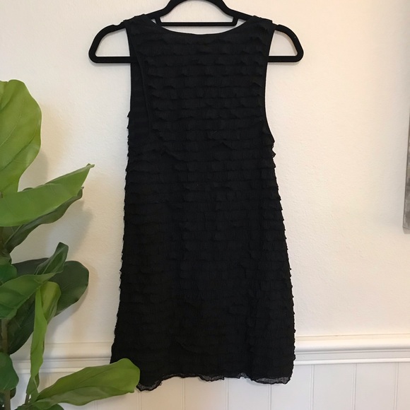 Free People black tunic with ruffles - Picture 3 of 4